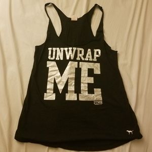 Victoria's Secret black sleep tank